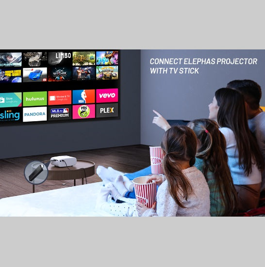 Mini HD  Smart Projector 1080P with 5G Wifi & 4K Support