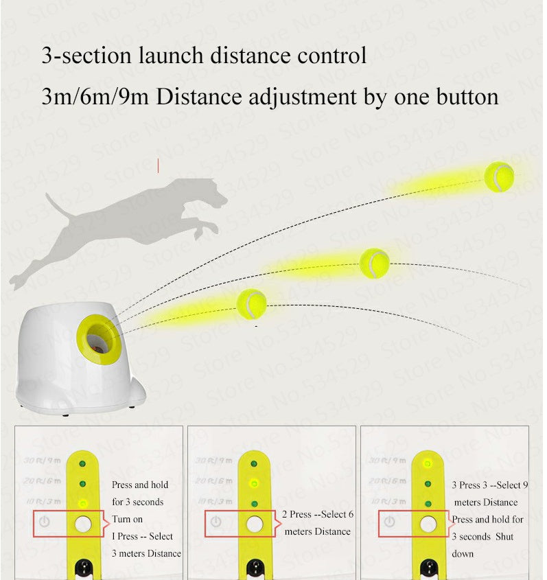 Dog  Automatic  Interactive Ball Launcher