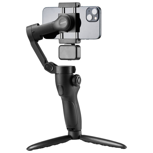 3-Axis Phone Gimbal Stabilizer with Light for iphone & Android