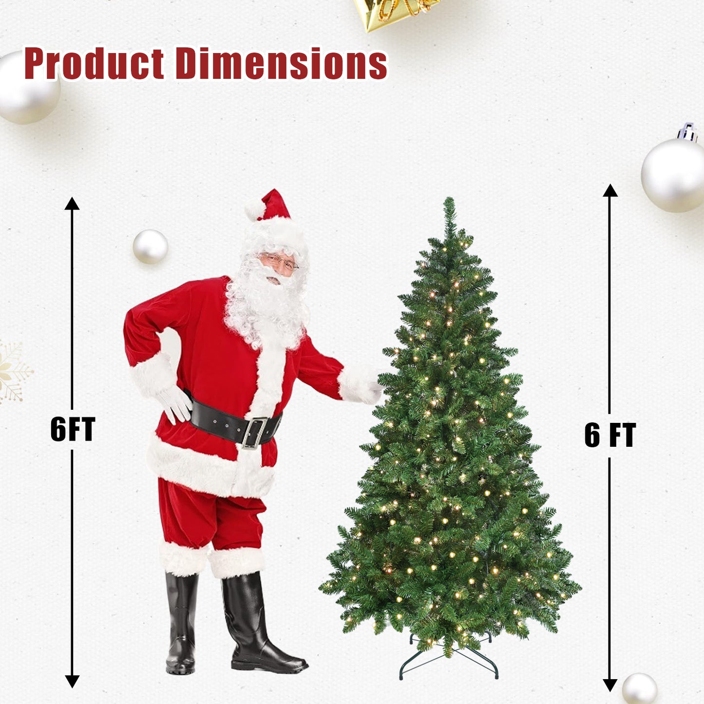 PE & PVC Artificial Christmas Tree – Christmas & Holiday Decorations (6FT / 7FT / 9FT)