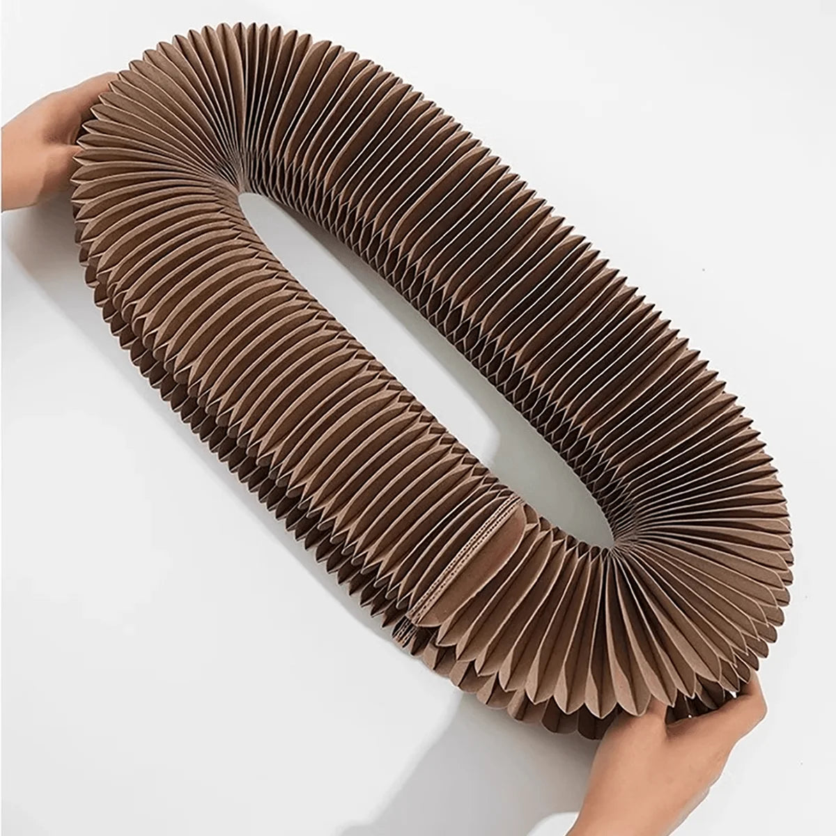 Foldable Cat Scratcher Toy with Catnip & Bell