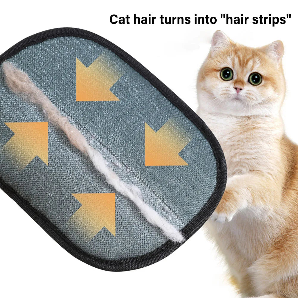 Pet Hair Remover Glove for Cats & Dogs